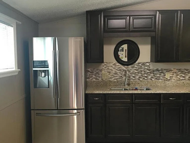 Kitchen Sink and Fridge