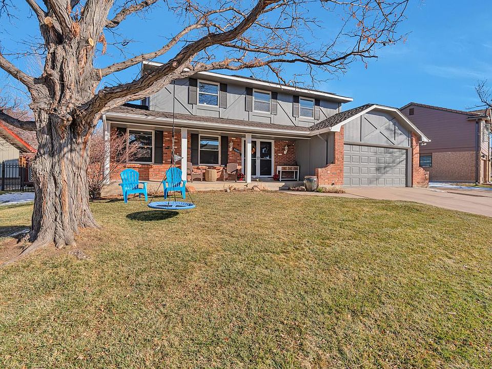 Front of house and porch.
