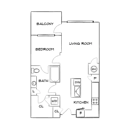 Floor plan Design 1B
