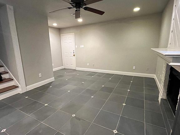downstairs facing entrance door