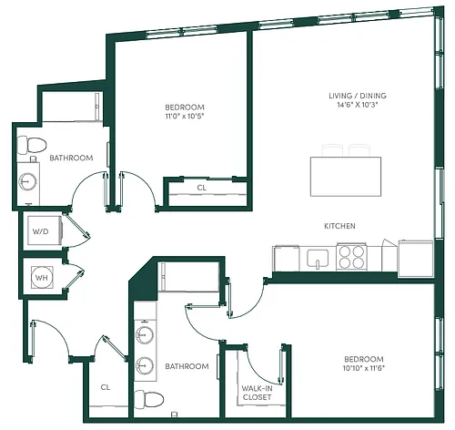 Floor plan B4