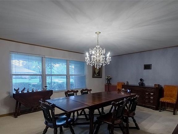 Another view of the dining room - this room holds lots of furniture!