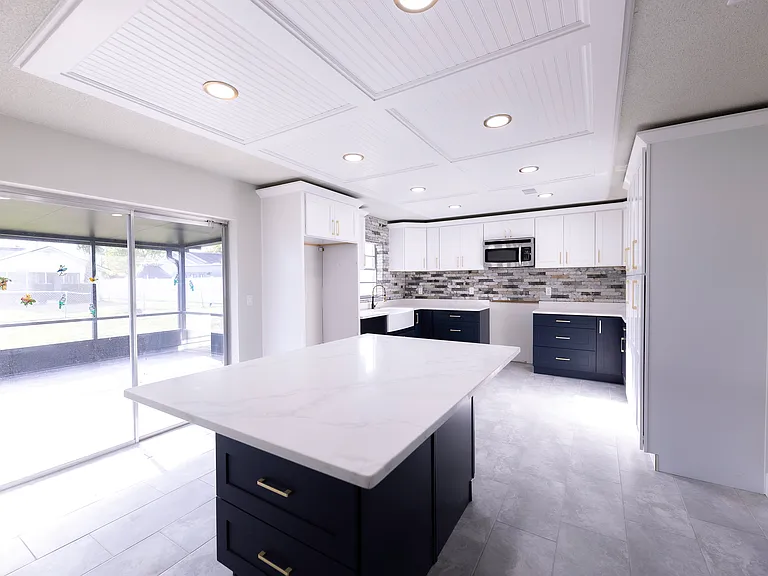 Kitchen view from main en suite view. Appliances will be included in rent.