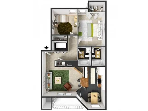 Floor plan Deschutes