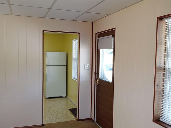 Front Door view to kitchen from living room