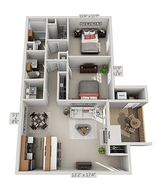 Floor plan Iris Deluxe