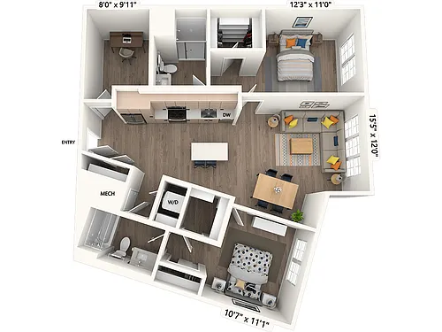 Floor plan BD-01-Scheme III