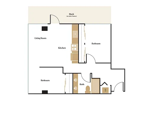 Floor plan 2X1 - B