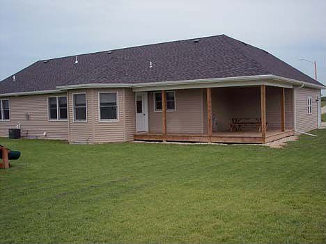 Back of Home/Covered Porch