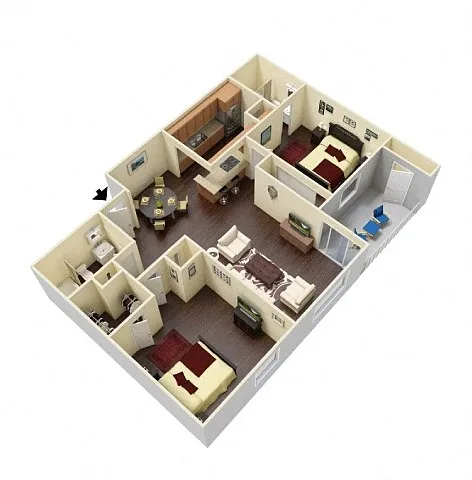 Floor plan The Milton