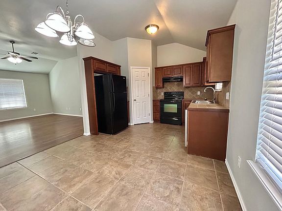 Kitchen and dining area