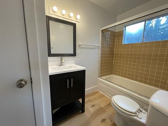 Renovated bathroom.