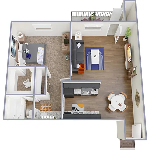 Floor plan Plan D