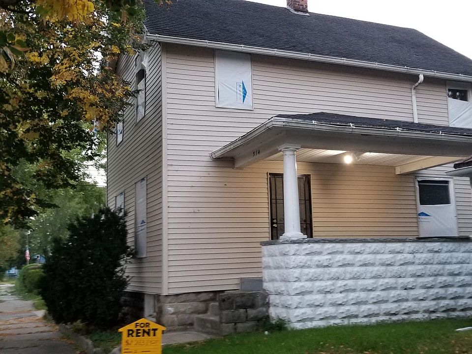 Large comfy front porch and new siding