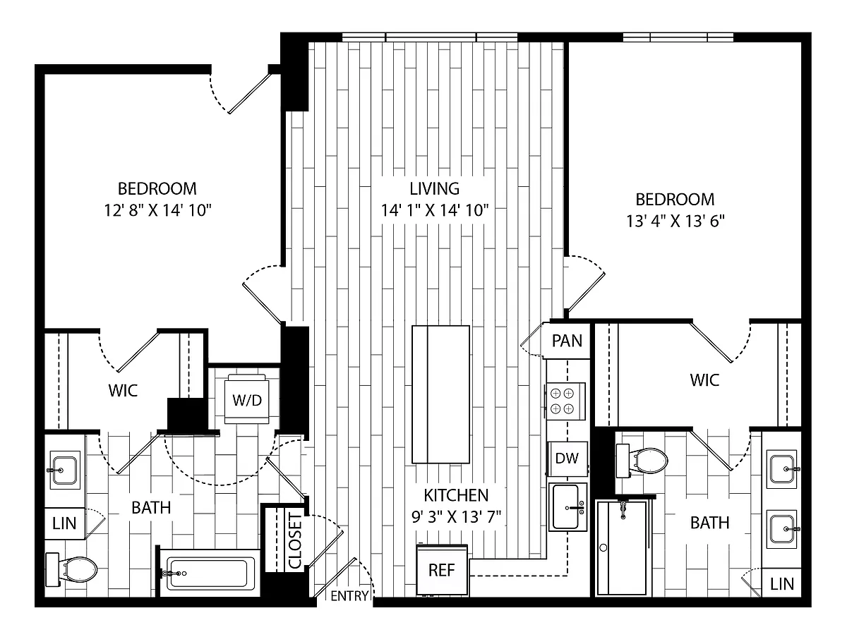 Floor plan Coulter