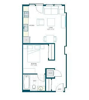 Floor plan Brubeck
