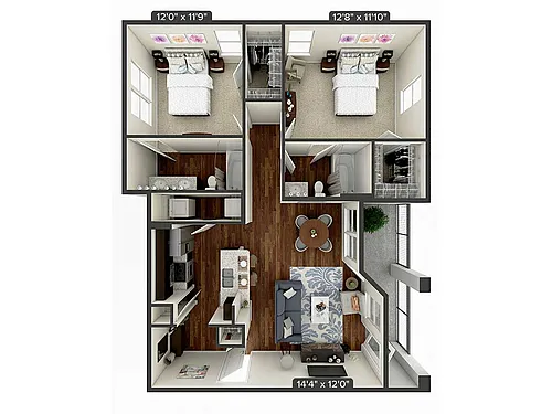 Floor plan B1-1064