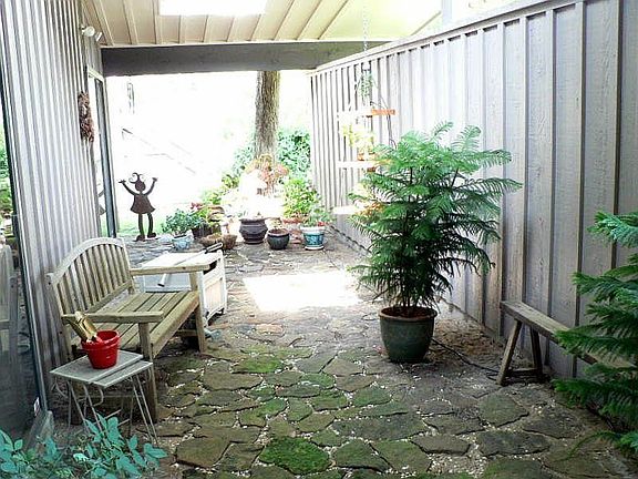 Front courtyard looking west