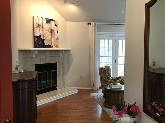 Wood burning fireplace 