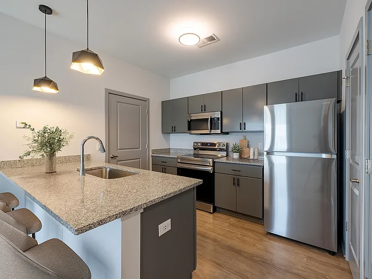 Kitchen with Stainless Steel Appliances