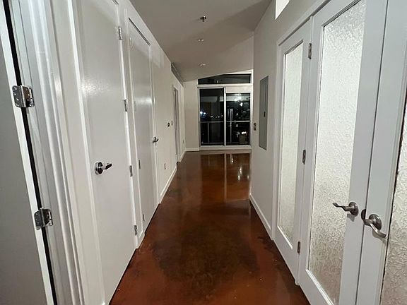 Entrance with long hallway