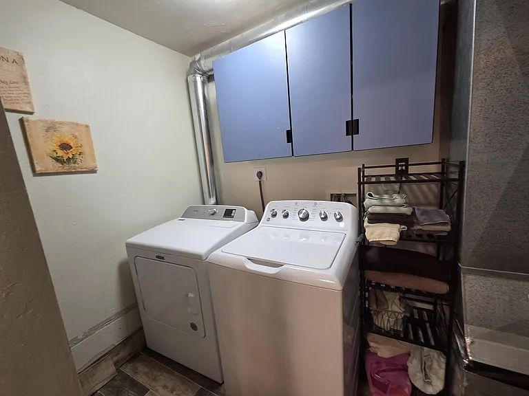 Washer and dryer included