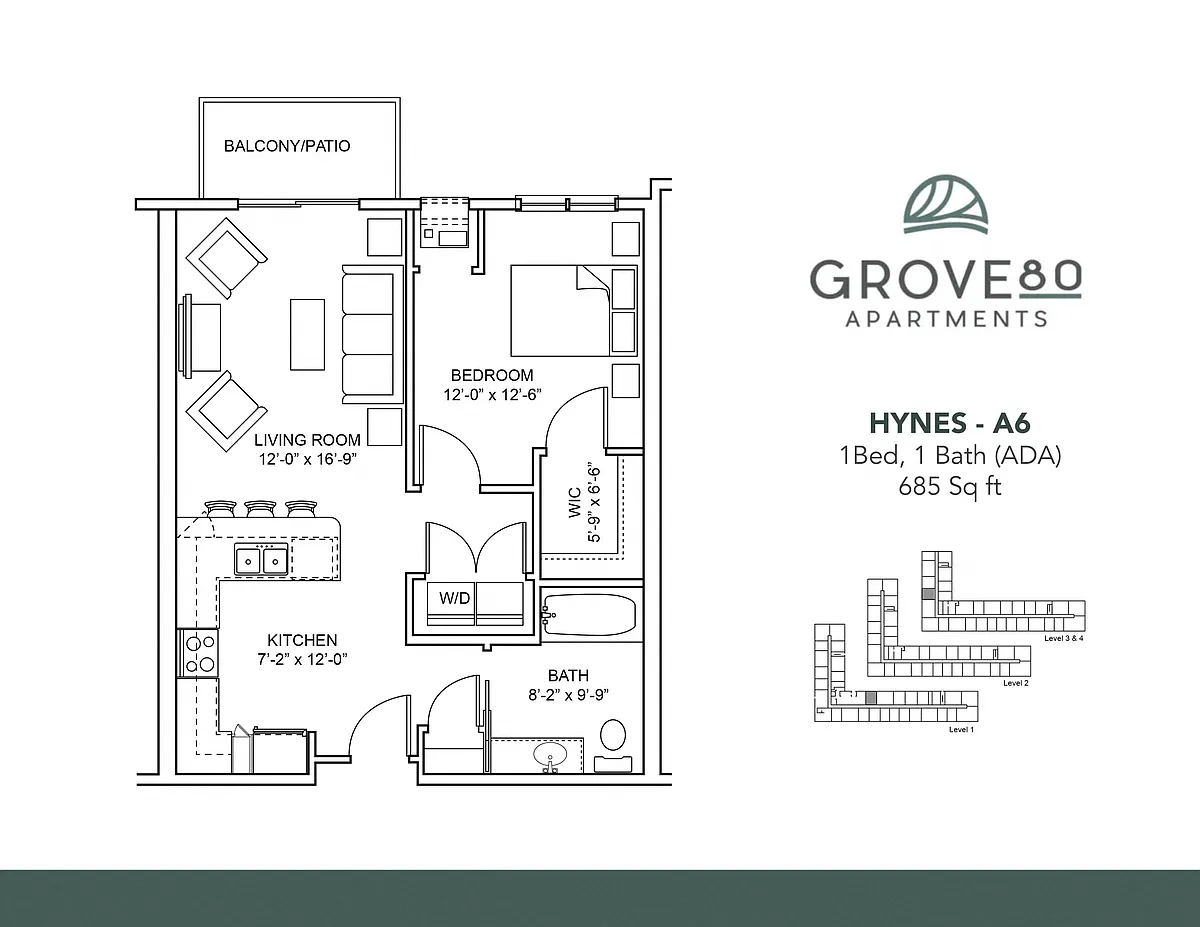 Floor plan Hynes - A6-ACC