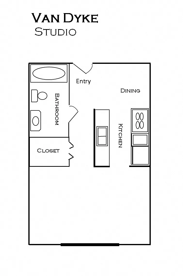 Floor plan Studio