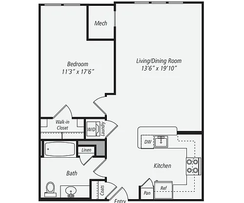 Floor plan A3-811