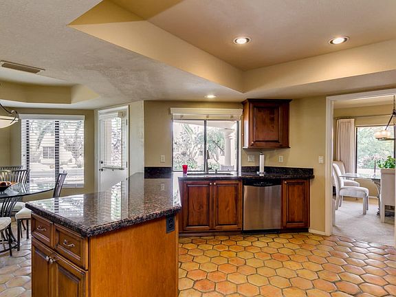 Kitchen and eating area