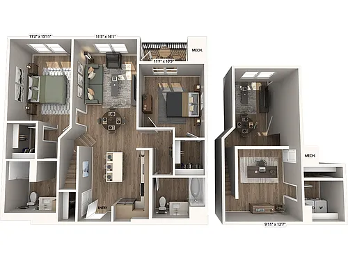 Floor plan BM08-La