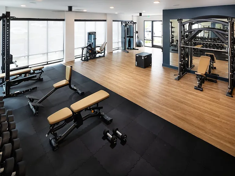 Two-level state-of-the-art fitness center