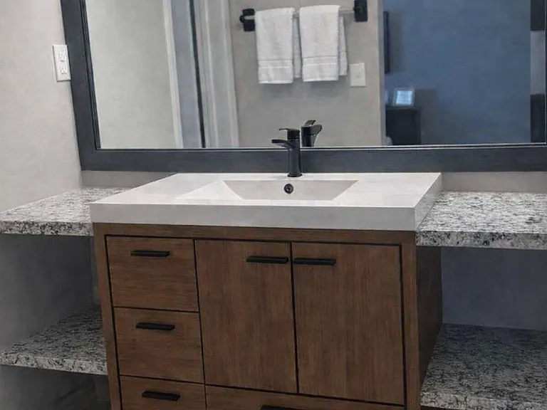 Master Bathroom vanity area
