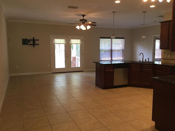 Open kitchen and living room