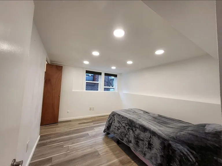Back bedroom with walk-in closet.