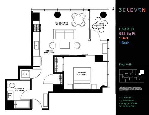 Floor plan 1108