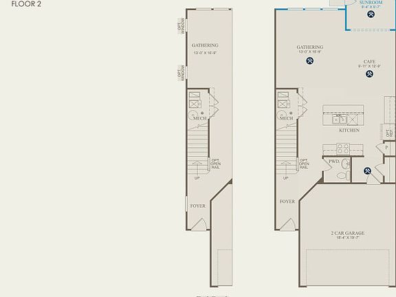Ashton Floor Plan, Quick Move-In Home, Floor 1