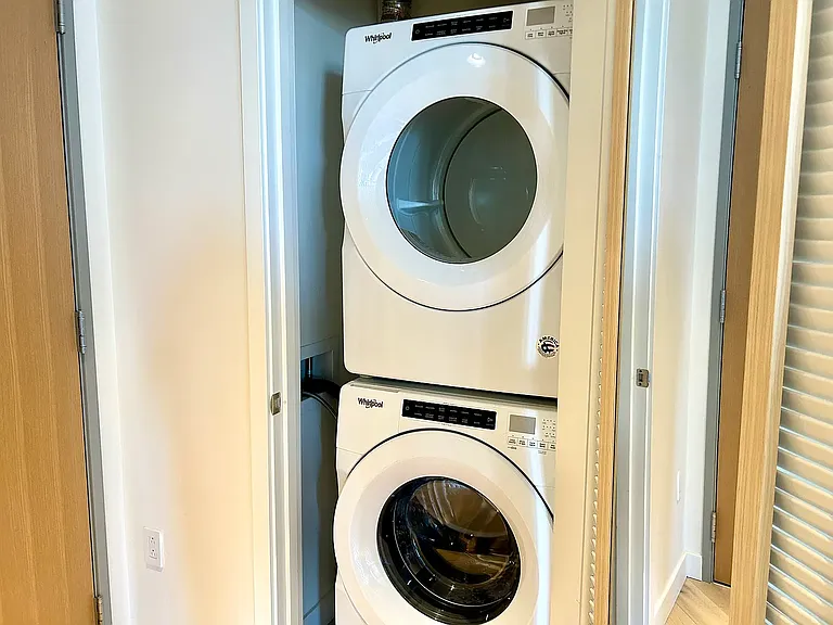 In-unit washer and dryer