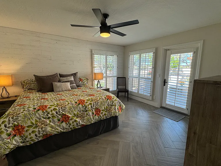 Primary Bedroom - door to large patio