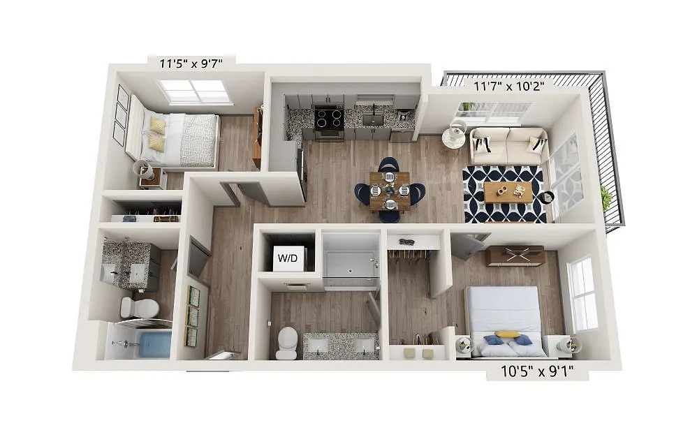 Floor plan B2
