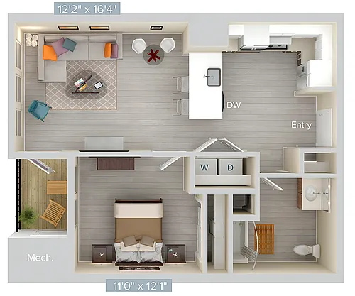 Floor plan A2-HP-urb-730