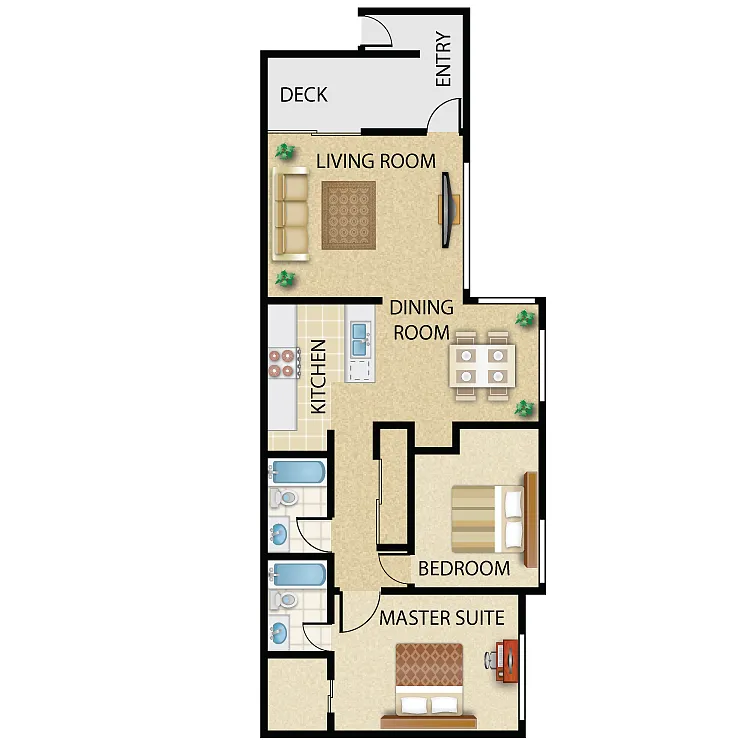 Floor plan Plan E - Apartment