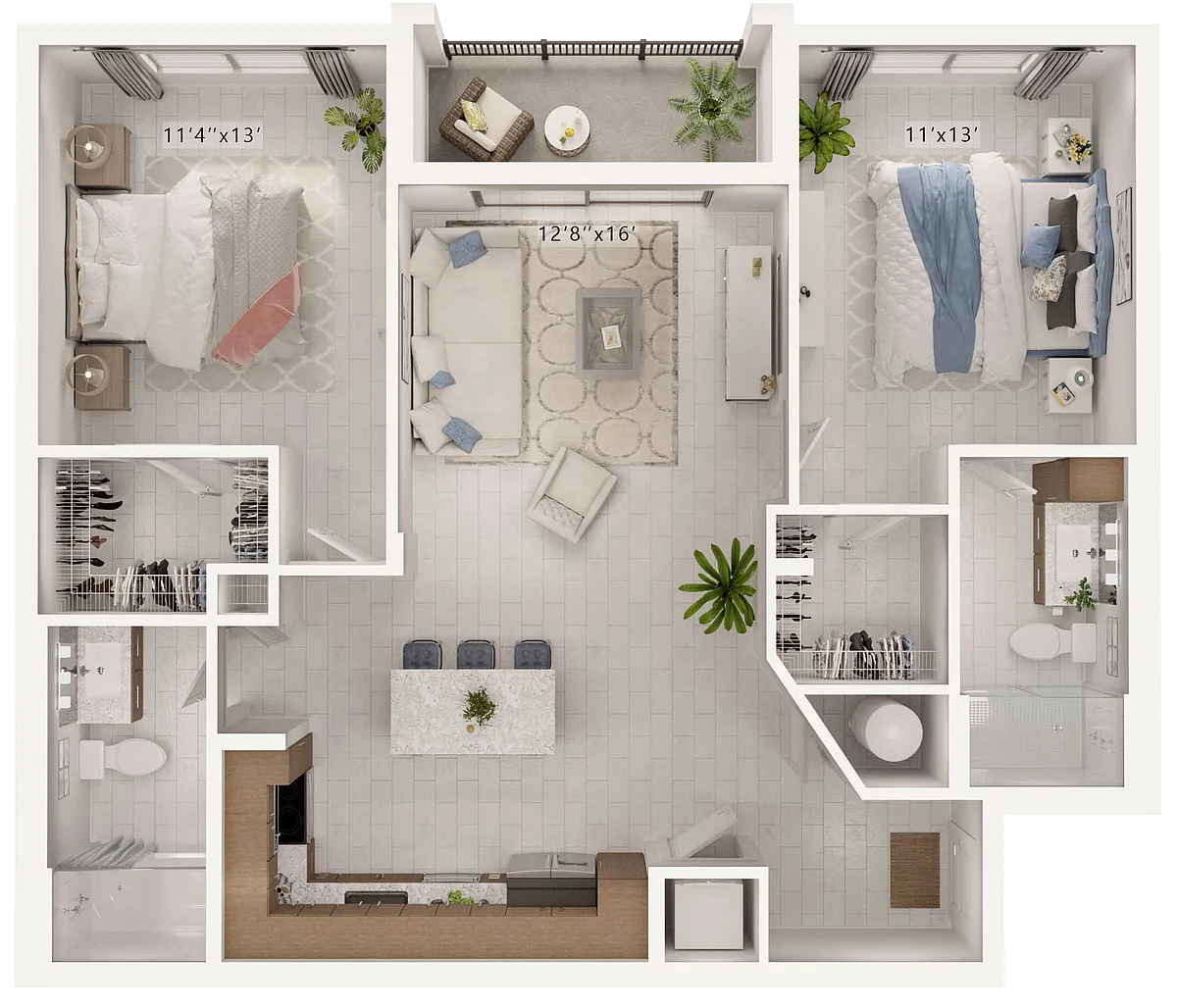 Floor plan Bourbon