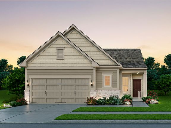 Passport Exterior Rendering - Elevation 3 at Montebello in Sterling, VA.