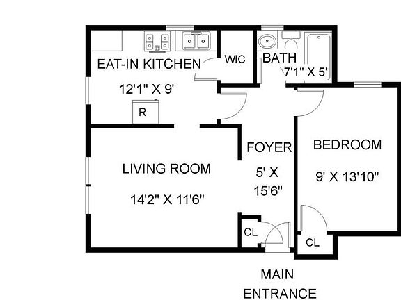 2nd image of 74 Montague Pl APT 11