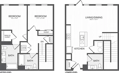 Floor plan B2 (Townhome)