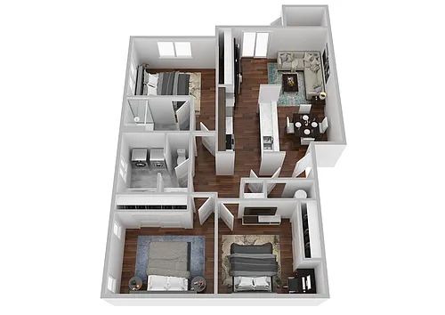 Floor plan 3x2 Standard