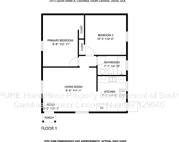 2 bed, 1.0 bath, 800 sqft, $900 — Photo 2