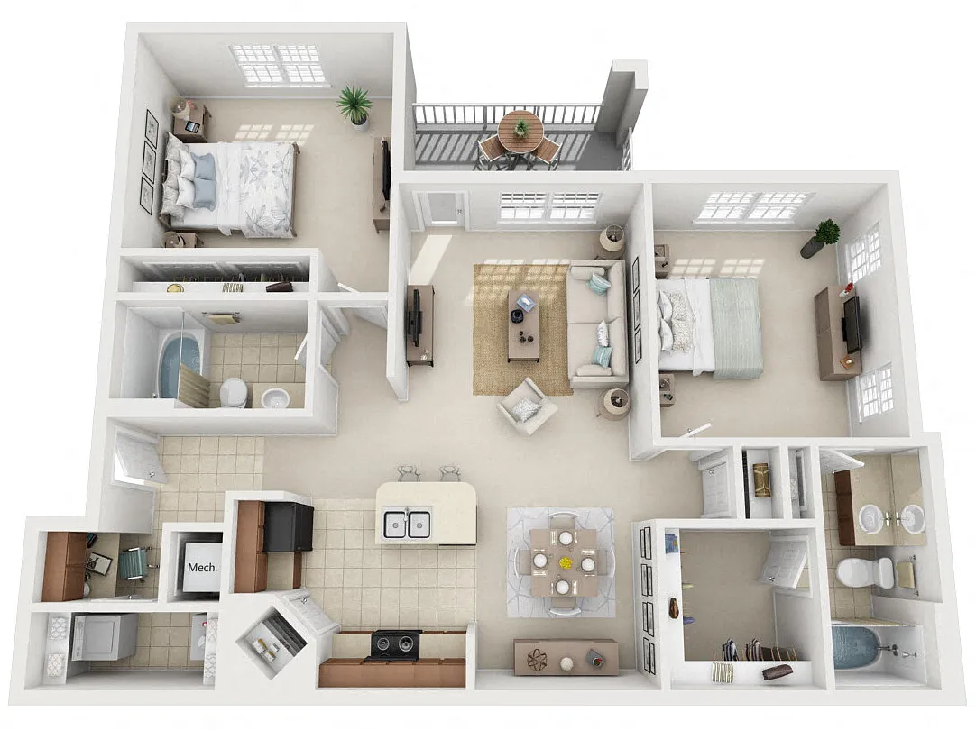 Floor plan B1