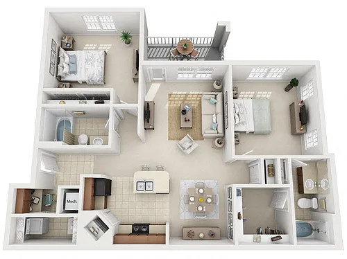 Floor plan B1